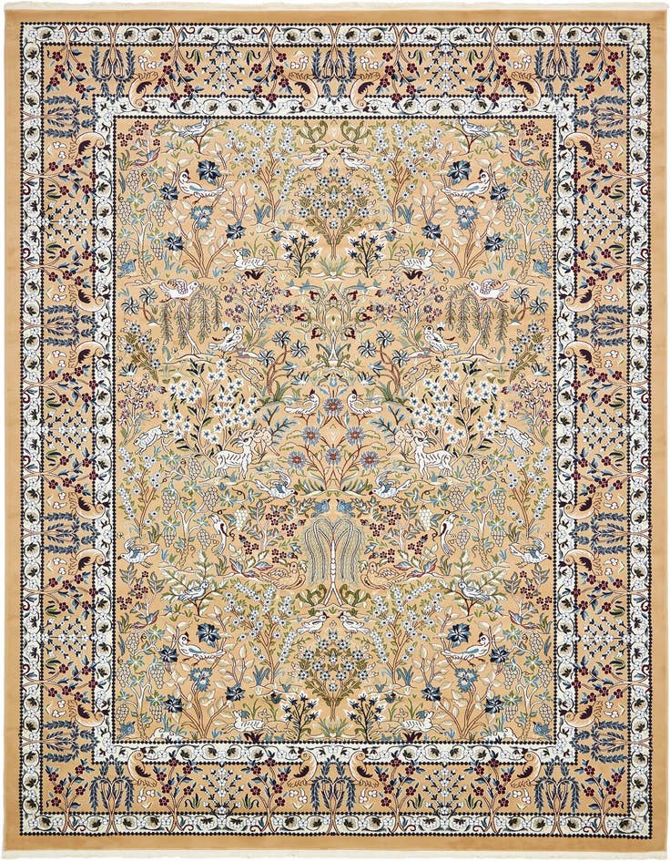Detail image of 10' x 13' Nain Design Rug
