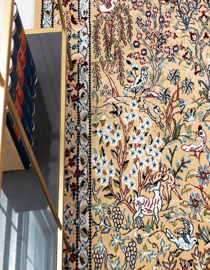 Detail image of 5' 3 x 8' Nain Design Rug