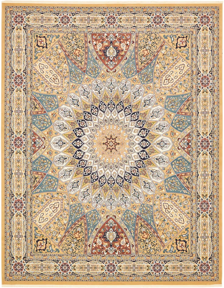Detail image of 10' x 13' Nain Design Rug