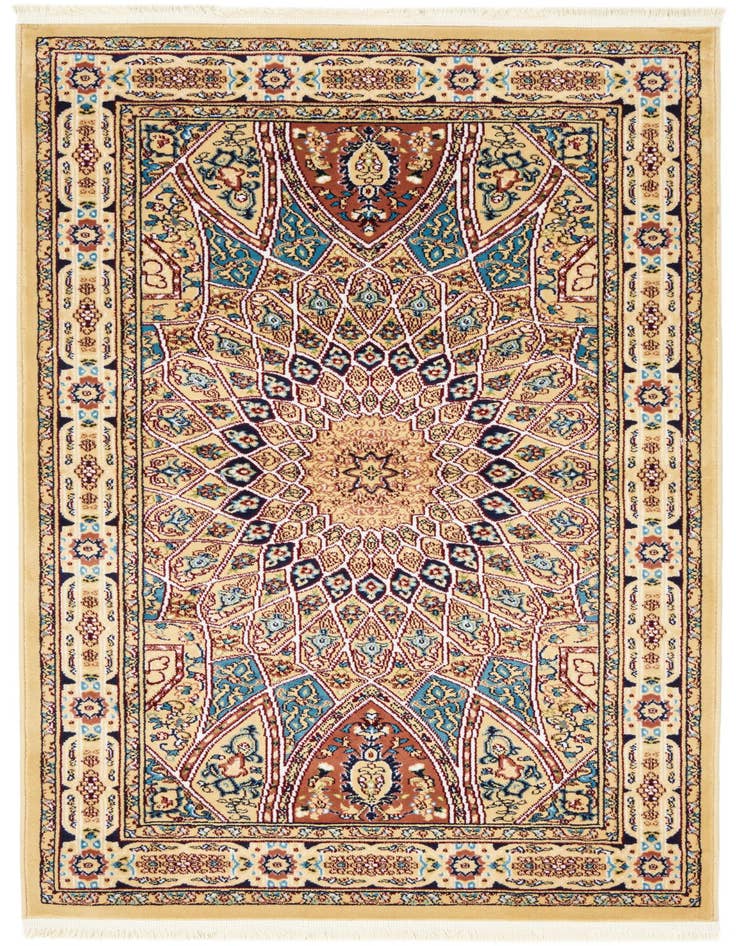 Detail image of 3' x 5' 3 Nain Design Rug