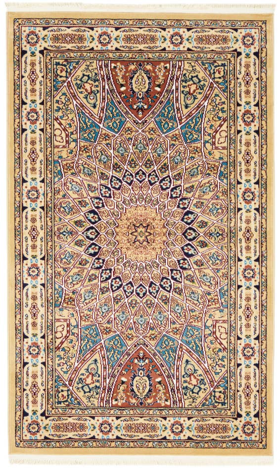 Detail image of 3' x 5' 3 Nain Design Rug