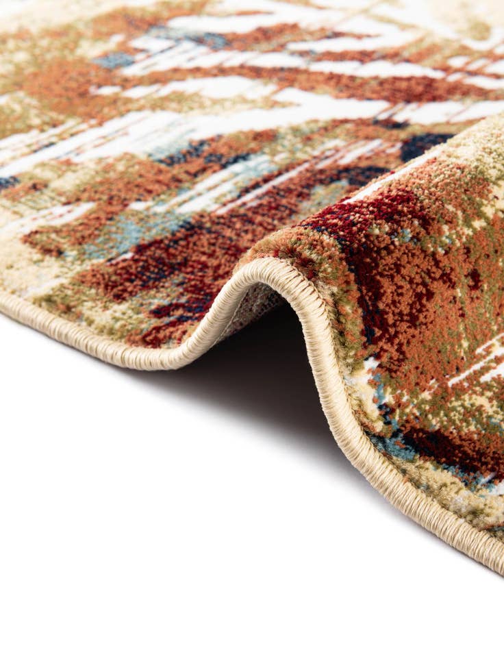 Detail image of 5' 3 x 8' Nain Design Rug