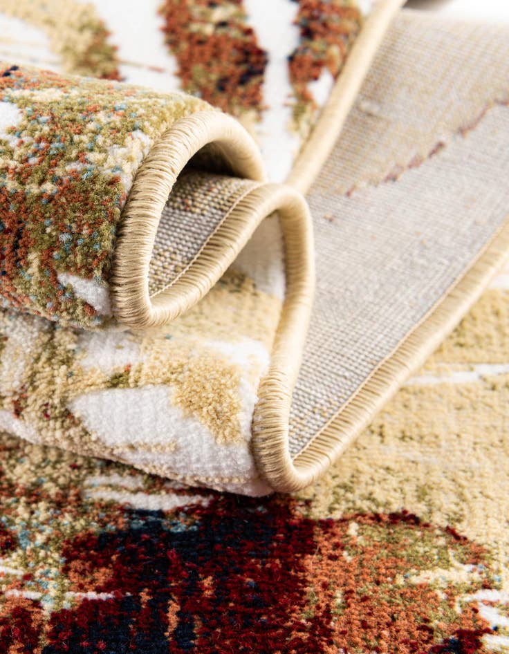 Detail image of 5' 3 x 8' Nain Design Rug
