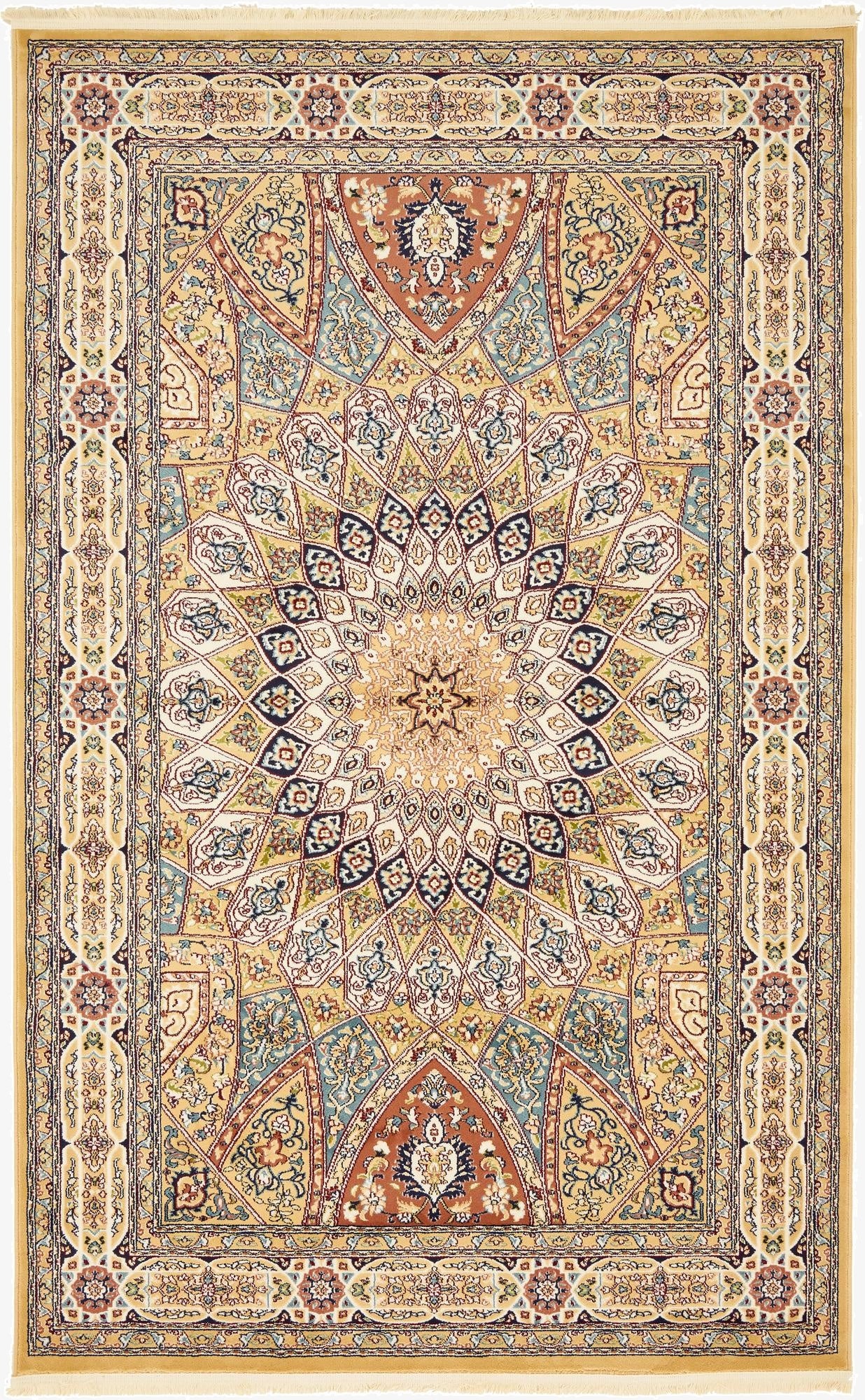Primary image 5' 3 x 8' Nain Design Rug