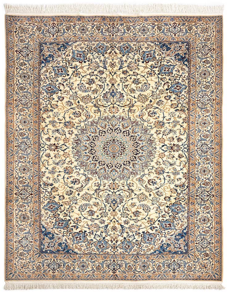 Detail image of 7' 1 x 10' 2 Nain Wool Rug