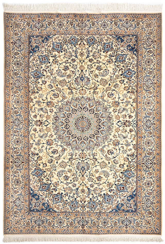 Detail image of 7' 1 x 10' 2 Nain Wool Rug
