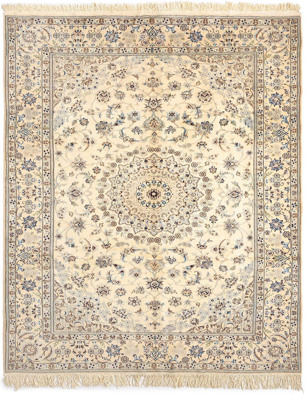 6' 8 x 9' 9 Nain Wool Rug