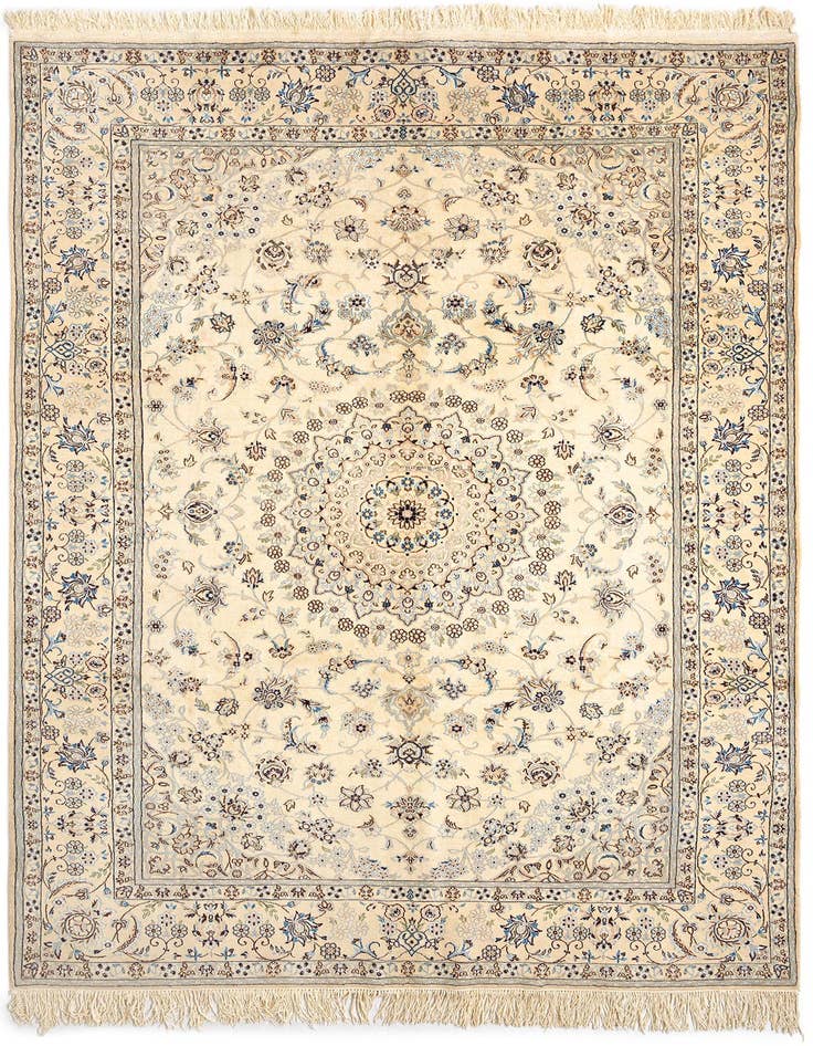 Detail image of 6' 8 x 9' 9 Nain Wool Rug
