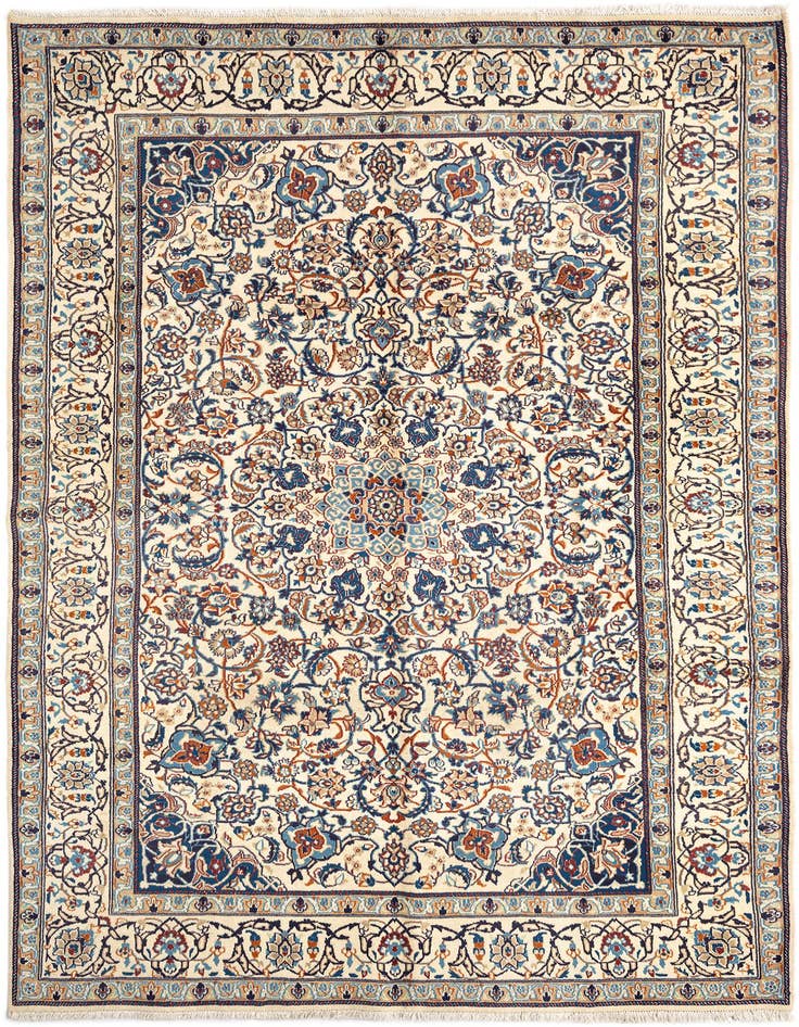 Detail image of 6' 4 x 9' 11 Nain Wool Rug