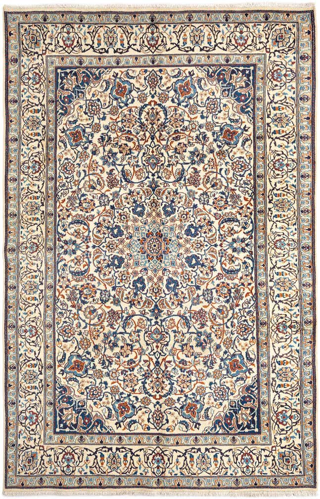 190cm x 305cm Nain Alfombra Lana