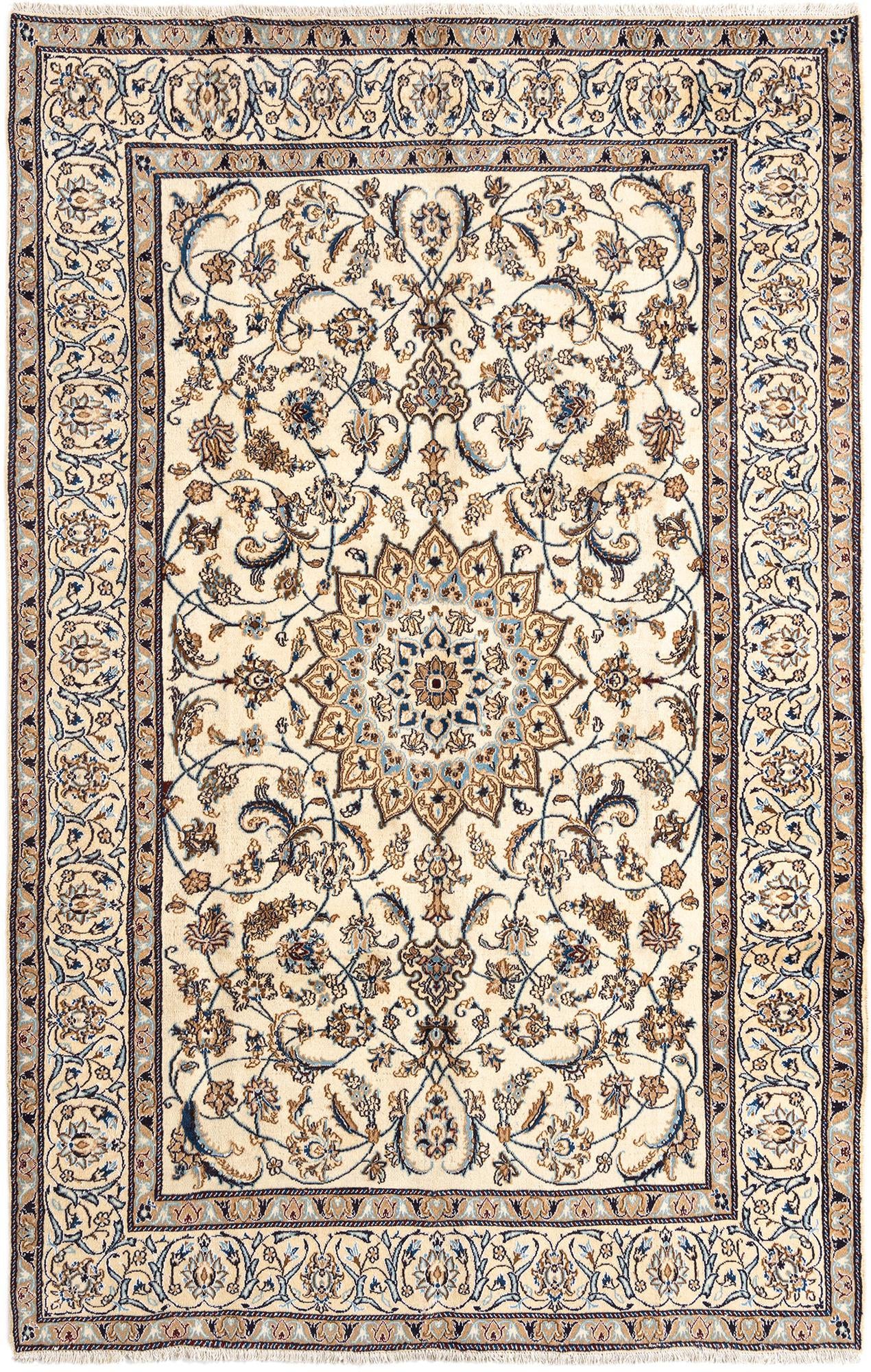 6' 4 x 10' Nain Wool Rug