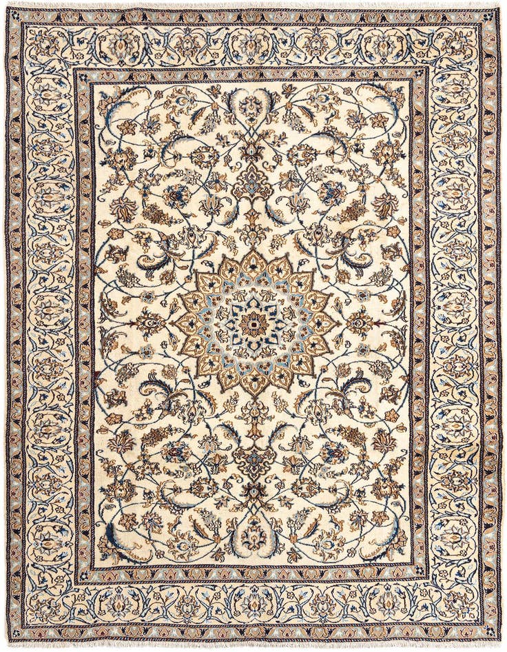 Detail image of 6' 4 x 10' Nain Wool Rug