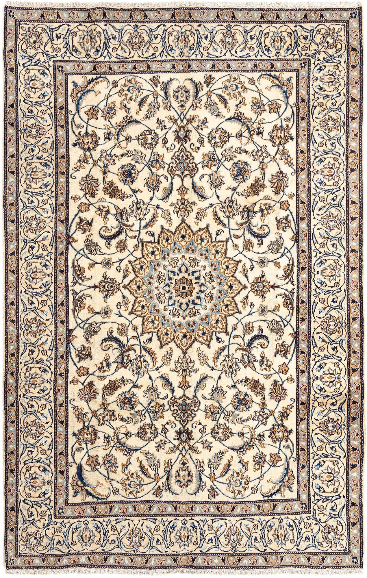 6' 4 x 10' Nain Wool Rug