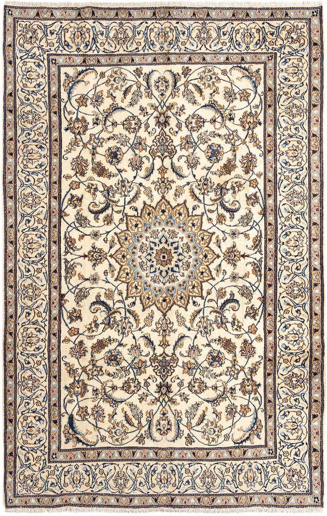 6' 4 x 10' Nain Wool Rug