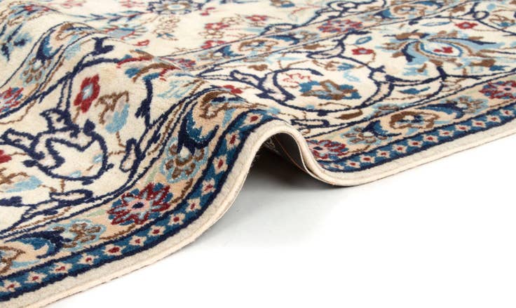 Detail image of 6' 7 x 10' 4 Hand Knotted Nain Persian Wool Rug