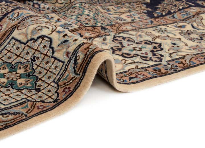 4' 2 x 5' 11 Hand Knotted Nain Persian Rug