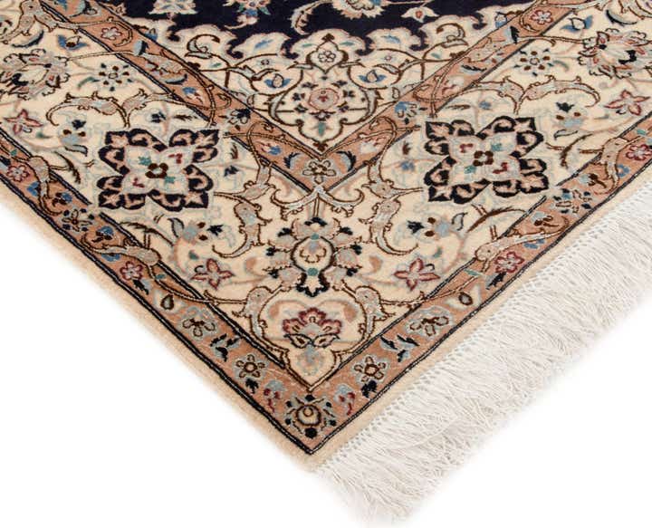 4' 2 x 5' 11 Hand Knotted Nain Persian Rug