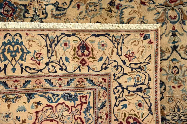 6' 2 x 9' 7 Hand Knotted Nain Persian Rug