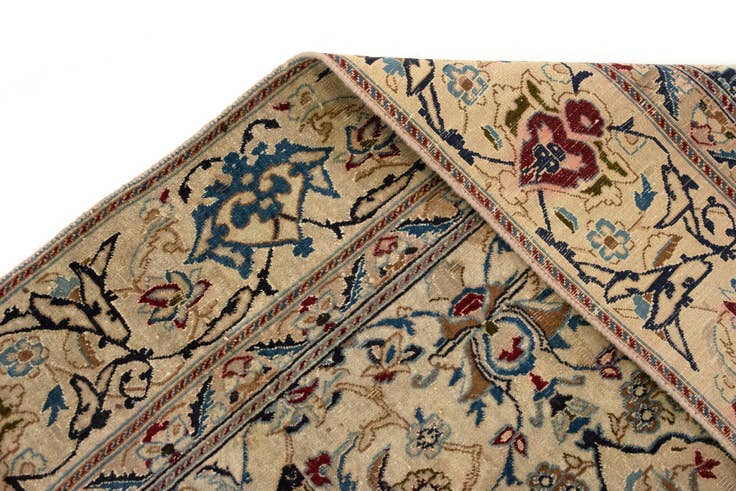 Detail image of 6' 2 x 9' 7 Hand Knotted Nain Persian Rug