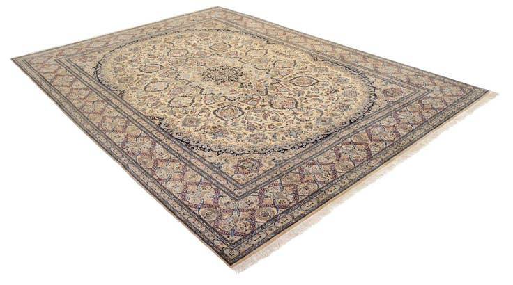 Detail image of 9' 8 x 12' 11 Hand Knotted Nain Rug