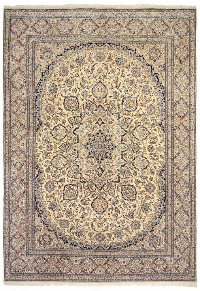 9' 8 x 12' 11 Hand Knotted Nain Rug