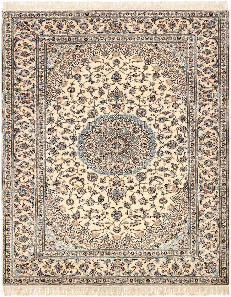 Detail image of 6' 8 x 10' 8 Nain Rug