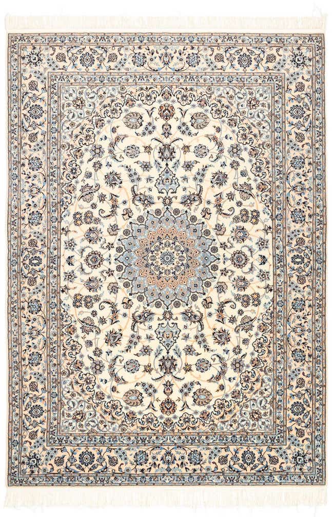 6' 7 x 9' 7 Nain Wool Rug