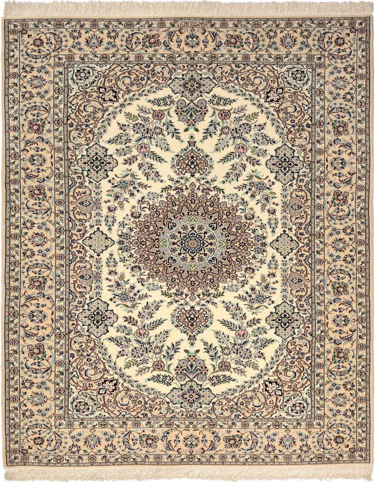 Detail image of 4' 9 x 7' 5 Nain Rug