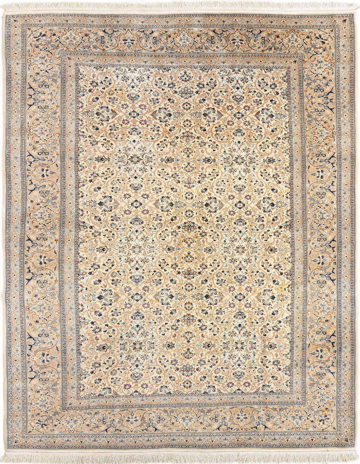5' 7 x 9' 2 Hand Knotted Nain Rug