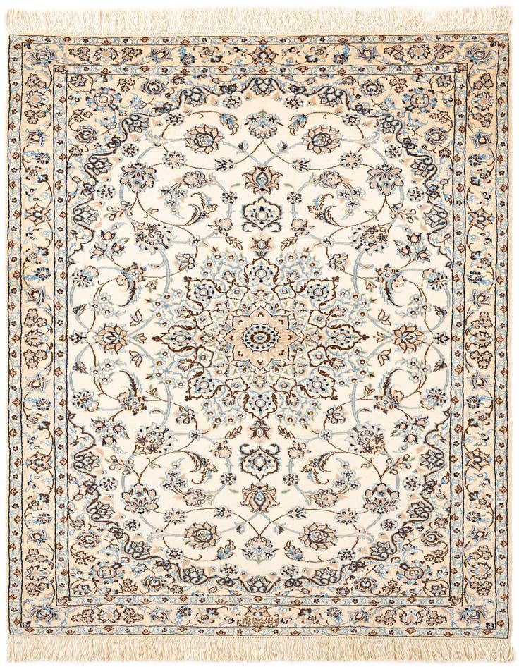 Detail image of 3' 5 x 5' 1 Hand Knotted Nain Rug