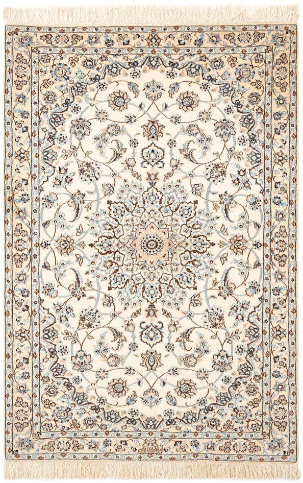 Detail image of 3' 5 x 5' 1 Hand Knotted Nain Rug