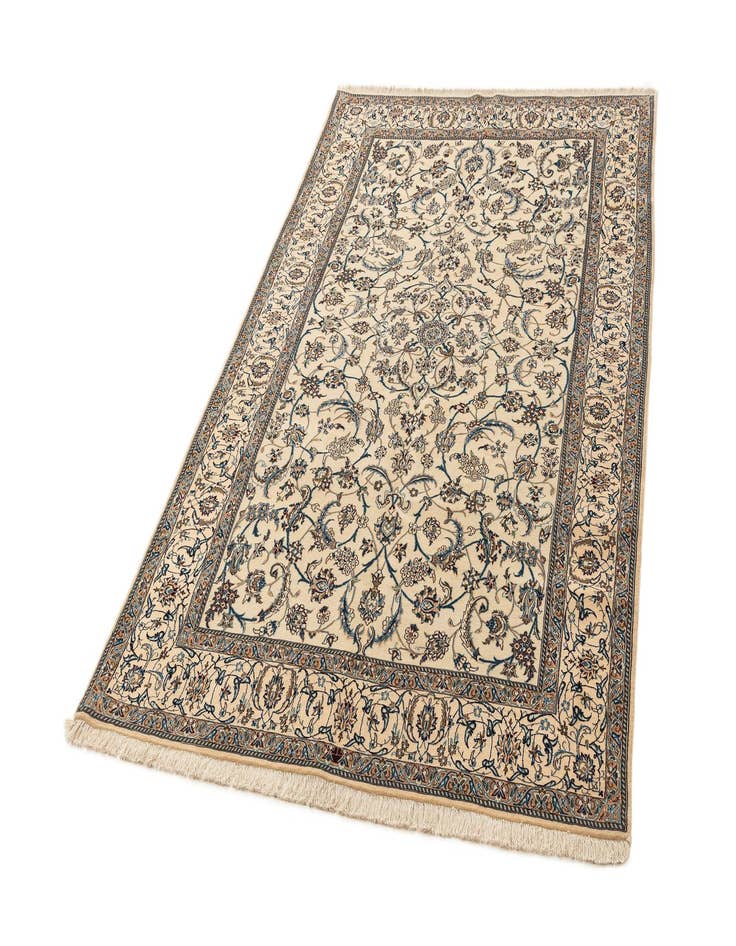 Detail image of 5' 7 x 8' 7 Hand Knotted Nain Rug