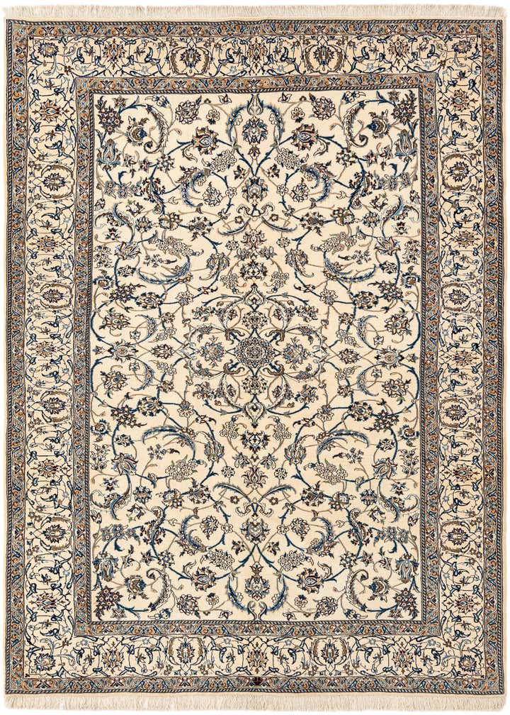 5' 7 x 8' 7 Hand Knotted Nain Rug