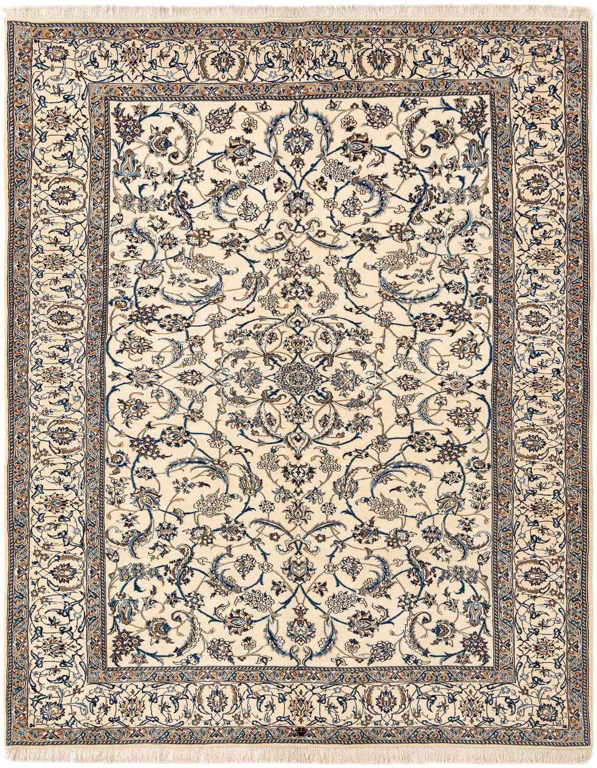 5' 7 x 8' 7 Hand Knotted Nain Rug
