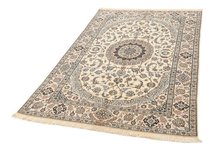 Detail image of 5' 1 x 7' 9 Hand Knotted Nain Rug