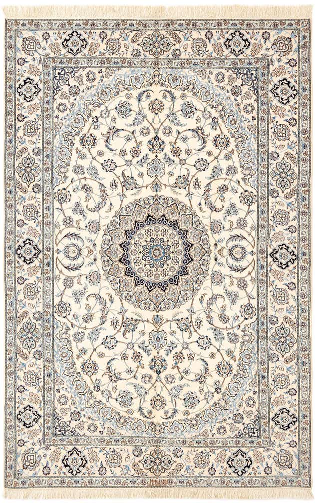 5' 1 x 7' 9 Hand Knotted Nain Rug