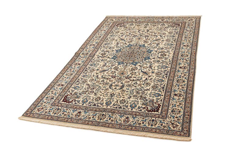 Detail image of 5' 3 x 8' 8 Hand Knotted Nain Rug