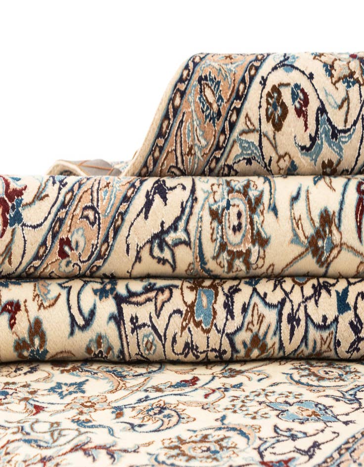 Detail image of 5' 3 x 8' 8  Hand Knotted Nain Rug