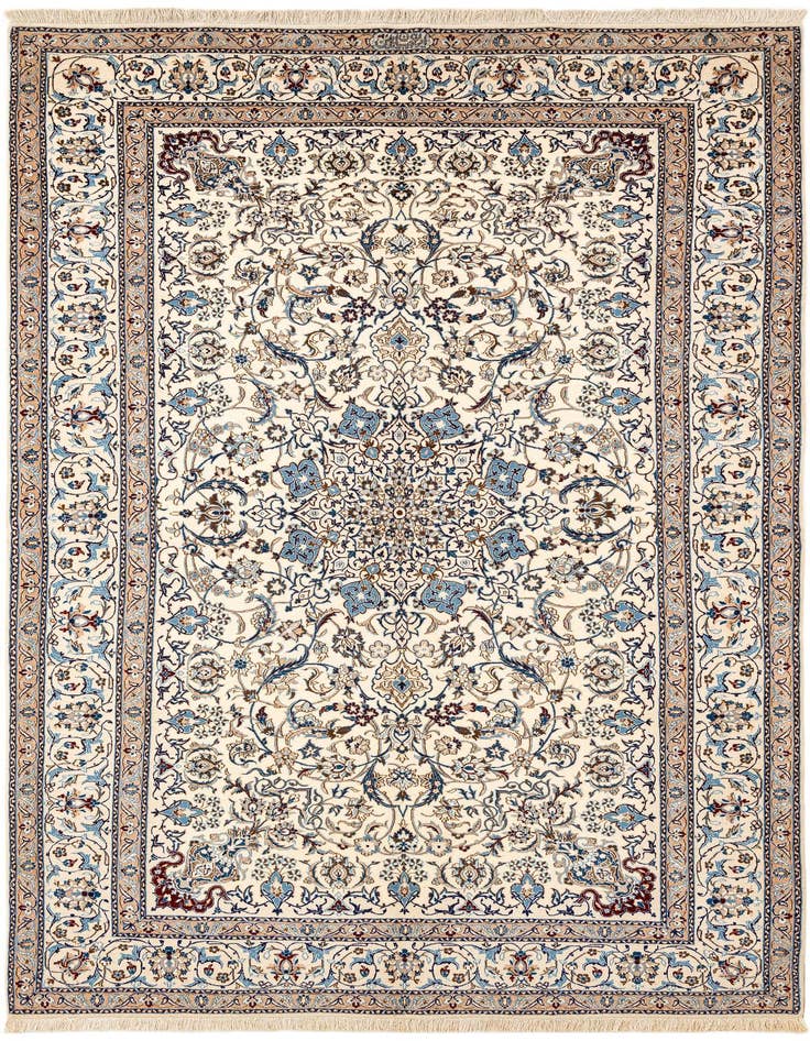 Detail image of 5' 3 x 8' 8 Hand Knotted Nain Rug