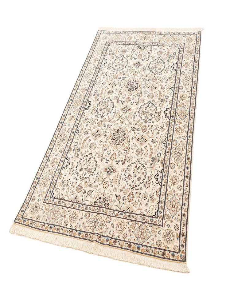 Detail image of 4' 11 x 7' 8 Hand Knotted Nain Rug