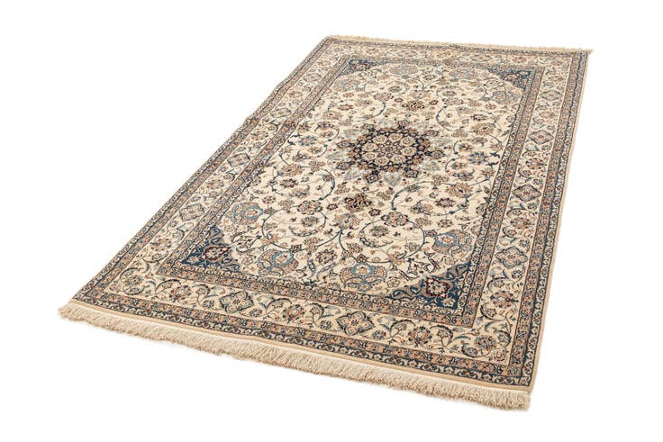 Detail image of 5' 1 x 8' 4 Hand Knotted Nain Rug