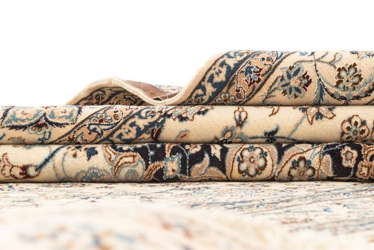 Detail image of 5' 1 x 8' 4 Hand Knotted Nain Rug