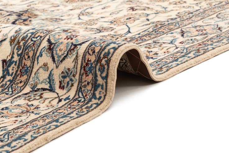 Detail image of 5' 1 x 8' 4 Hand Knotted Nain Rug