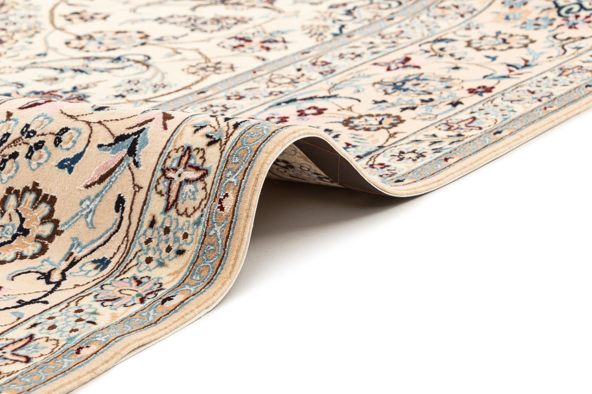 6' 11 x 10' 2 Hand Knotted Nain Rug