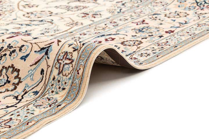 6' 11 x 10' 2 Hand Knotted Nain Rug