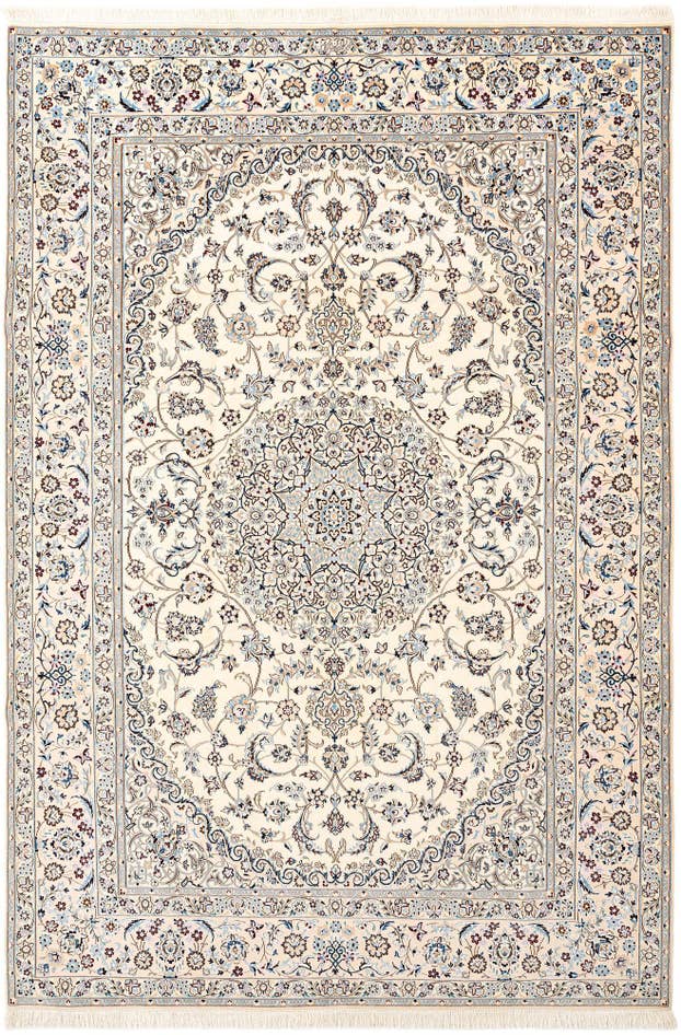 Detail image of 6' 11 x 10' 2 Hand Knotted Nain Rug