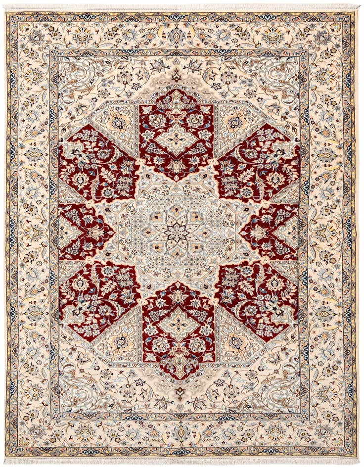 Detail image of 4' 9 x 7' 7 Nain Rug
