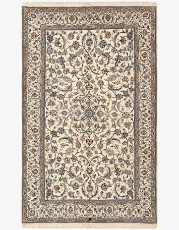 5' 7 x 8' 7 Hand Knotted Nain Rug