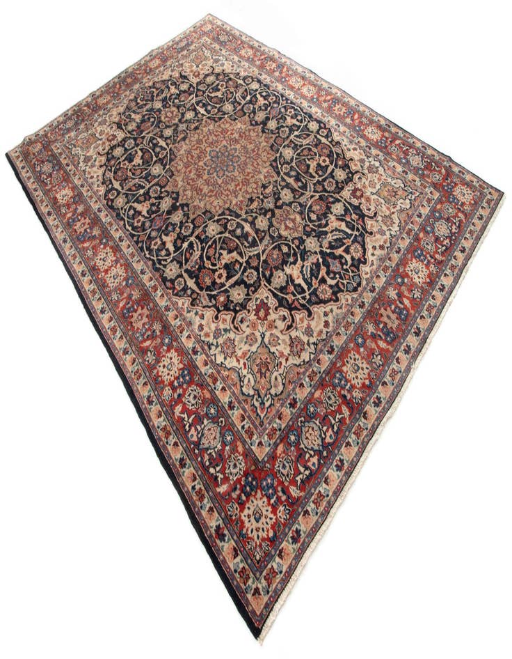 Detail image of 8' 5 x 11' 9 Hand Knotted Najafabad Persian Wool Rug