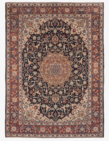 8' 5 x 11' 9 Hand Knotted Najafabad Persian Wool Rug